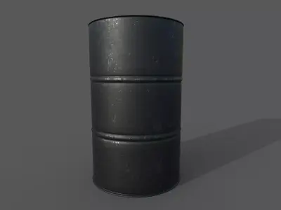Oil barrel Low-poly 3D model Low-poly 3D model buy