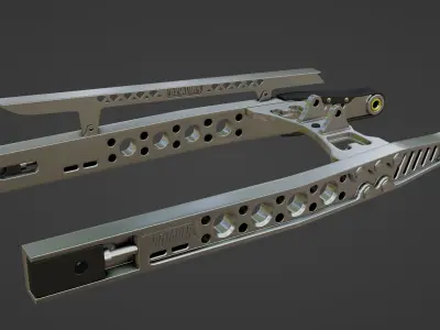 ProTaper Swing Arm CNC Low-poly 3D model