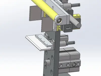 Carton packaging machine 3D model