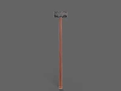 PBR Sledge Hammer V1b Low-poly 3D model