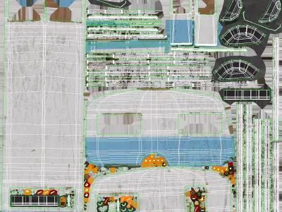 Aged Classic Vintage Camping Caravan Low-poly 3D model