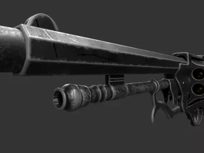 Antique Gun 3D model