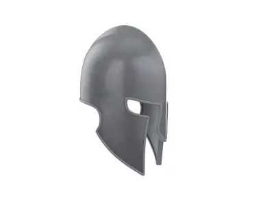 Medieval Helmet 3D model shop
