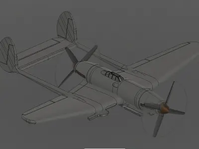 Airspeed AS47 3D print model