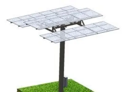 Solar cells 3D model