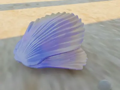 pearl shell Free 3D model