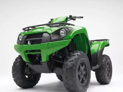 Kawasaki Brute Force 750 Low-poly 3D model