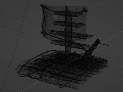 Medieval Ship V2 3D model