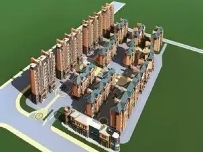 Multi Residential 3D model 41