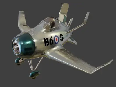 Stylized Airplane 3D Model 3D model