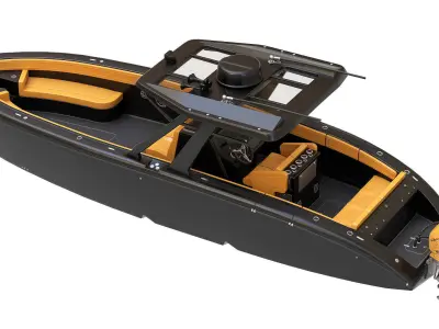 Motorboat 3D model from CGTrader - PBR