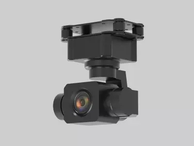 SkyZoom Digital PTZ Camera 3D model