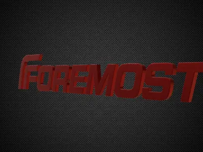 foremost logo 3D model