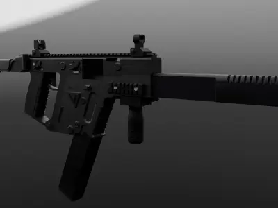 Kriss Super V Vector Model Low-poly 3D model