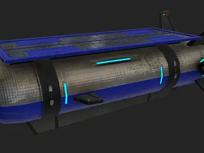 Air Ships - Blimps 3 Styles Included Low-poly 3D model