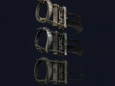Maniac Modular Claws Low-poly 3D model