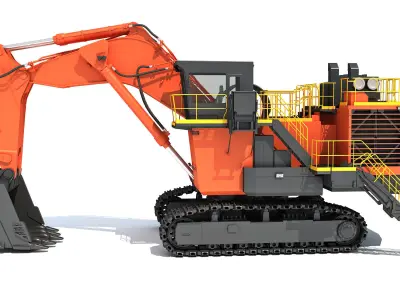  Mining Excavator Shovel 3D model