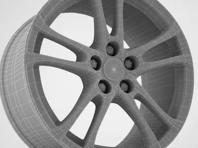 50 rims mega pack 3D model