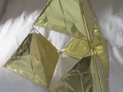 Tetraedron Kite Kit Free 3D print model