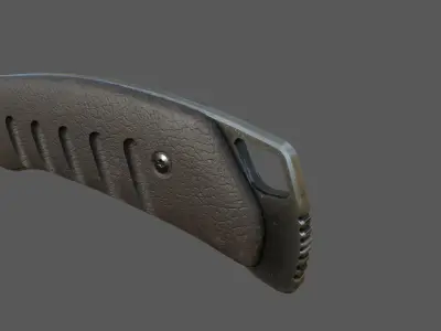 Knife Low-poly 3D model buy