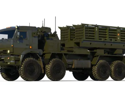 ISDM Zemledeliye Mine-laying System 3D model