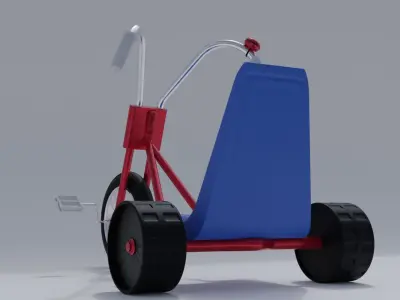 the shining tricycle 3D model