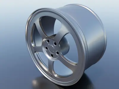 3D model rim wheel part3 3D model