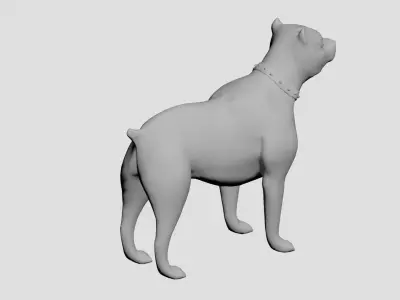 Dog concept Low-poly 3D model