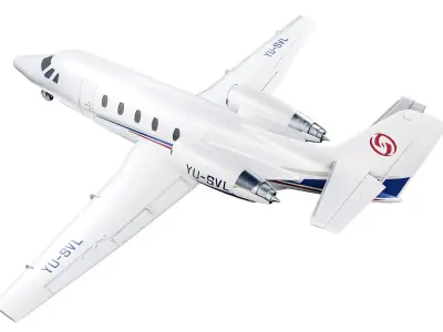 Cessna Citation XLS Private Jet 3D model