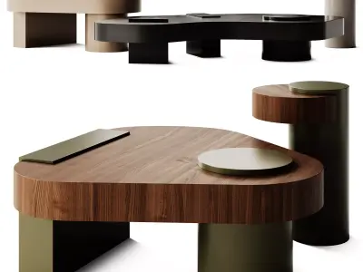 Sancal Bold Metal Coffee Tables 3D model