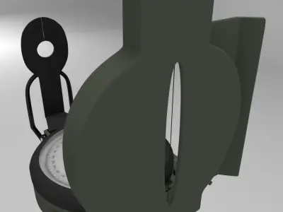 Military Compass 3D model