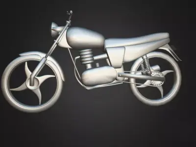 Normal bike model for funny 3d animation 3D model