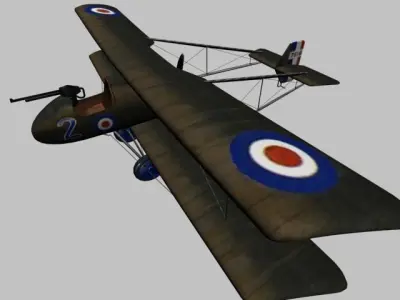  RAF fe8 Low-poly 3D model