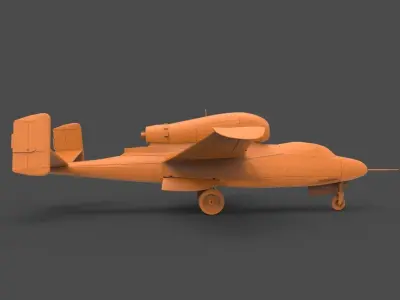 Heinkel He 162 3D print model