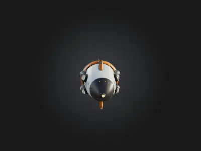 Cartoon Jetpack 3D model