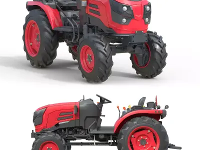 Mahindra Oja Low-poly 3D model