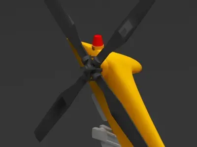 Helicopter 3D model 11