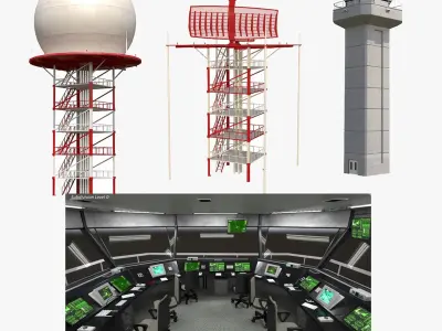 Airport Collection 3D model