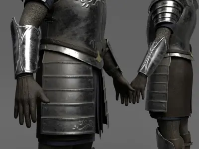 Gondor Soldier Armor - The Lord of the Rings Low-poly 3D model