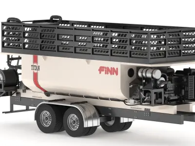 FINN HT400 Titan HydroSeeder 3D model