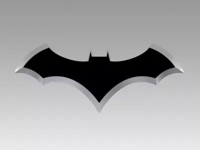 batman logo 3D model