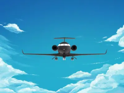 Bombardier Challenger 600 3D print model