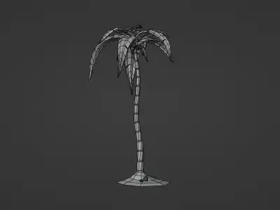 Props for Unity Trees sheep barrel fence rocks Low-poly 3D model
