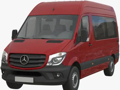 Mercedes-Benz Sprinter Minibus L2H2 3D model