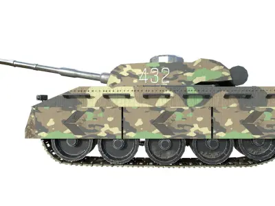 Panzer Heavy Tank 3D model