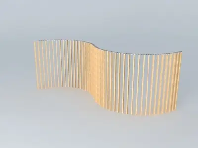 Flex C 4 Inch Curved Wall Free 3D model
