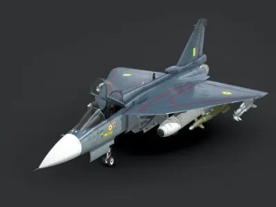 HAL Tejas Fighter jet aircraft 3D print model