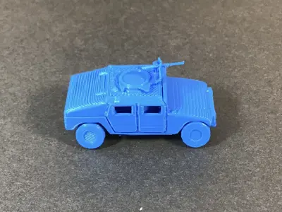 Humvee Card Model 1 100 Scale  3D print model