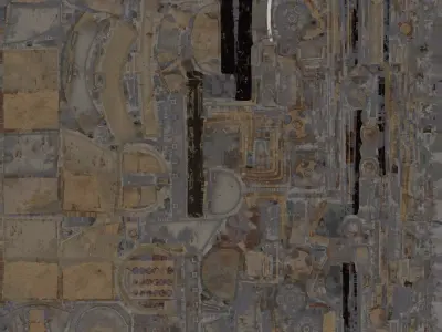 crawling-gear-tank Low-poly 3D model