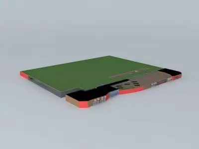 Geant Casino Keva DISTRICA Group Free 3D model